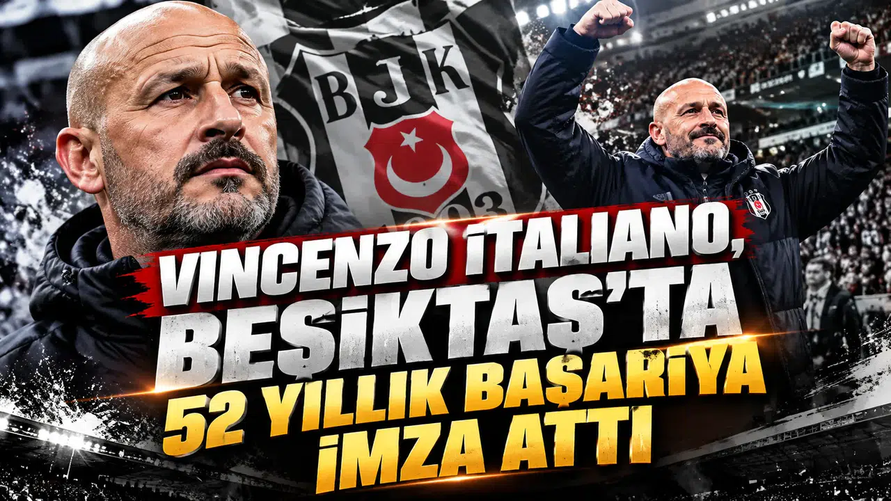 Vincenzo Italiano, Beşiktaş'ta 52 yıllık başarıya imza attı