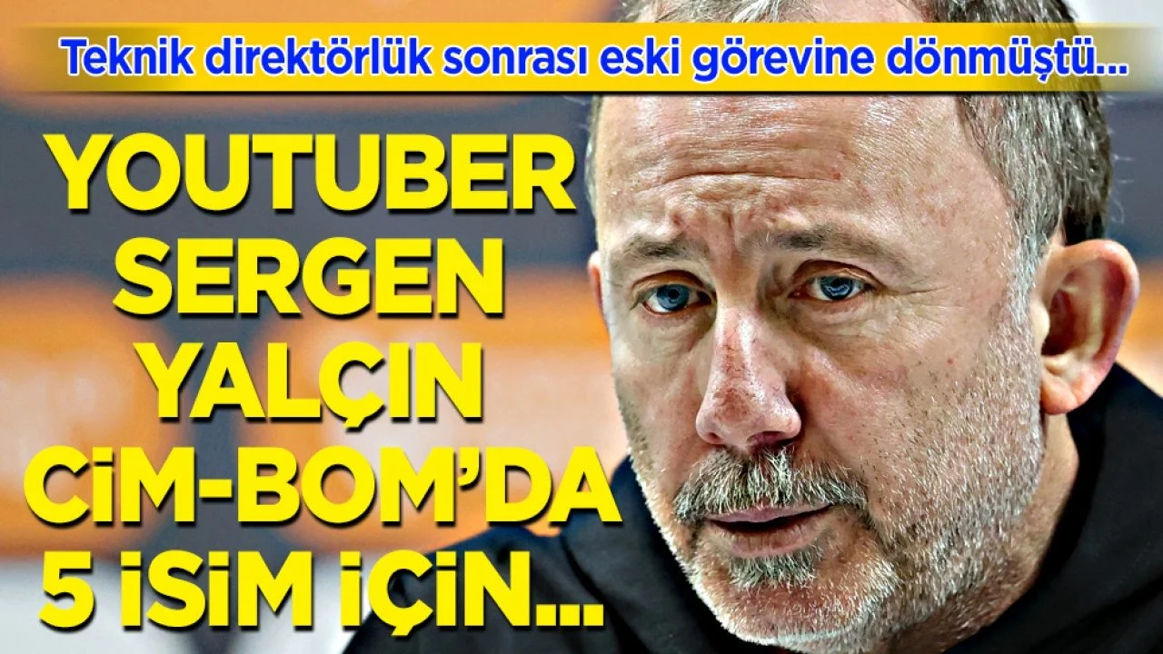 Youtuber Sergen Yalçın Galatasaray'da 5 ismi işaret etti: Barcelona maçında kesinlikle oynamamaları lazım
