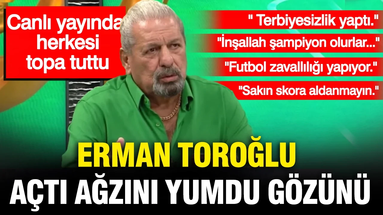 Erman Toroğlu 'inşallah' diyerek Süper Lid'deki şampiyonluk adayını açıkladı: Kimse bunu beklemiyordu