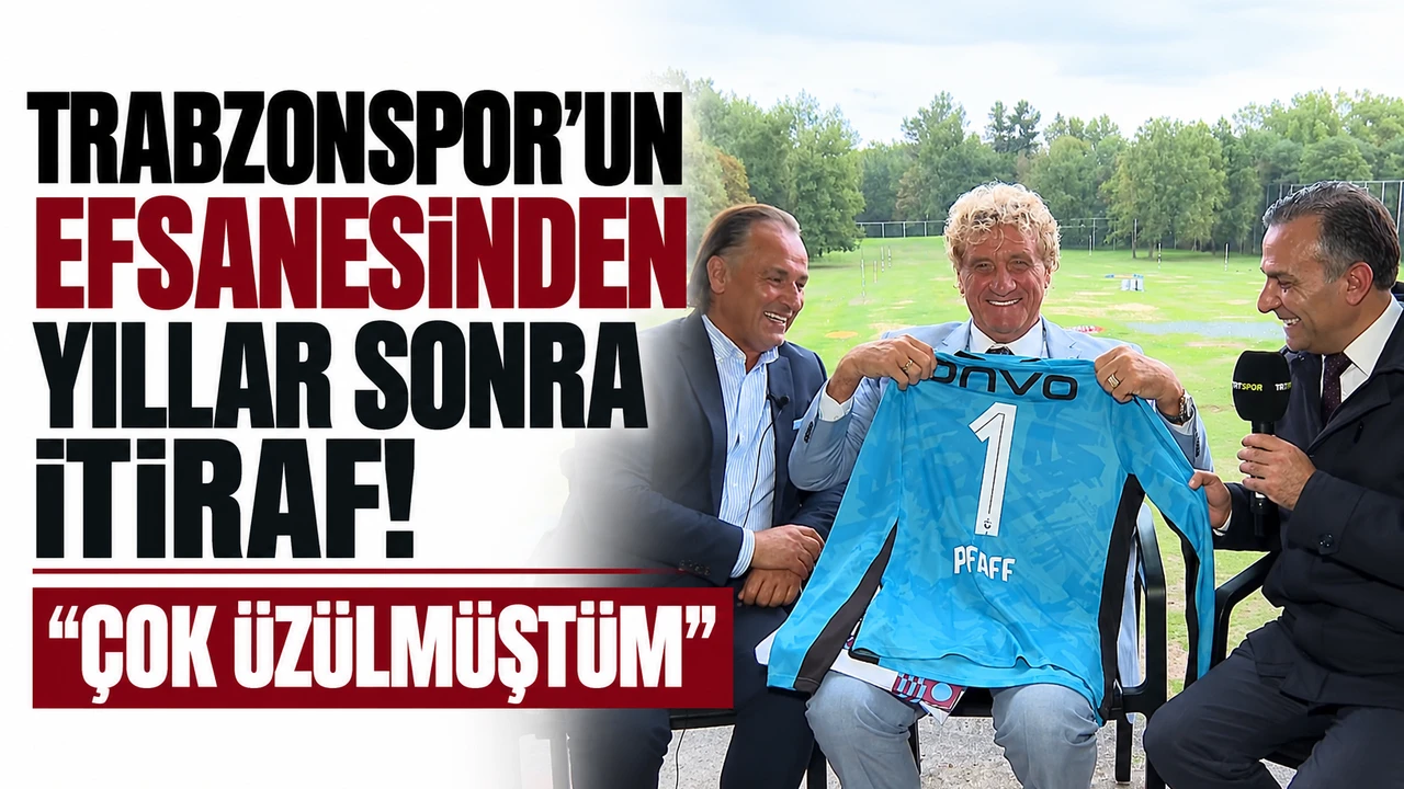 Trabzonspor'un efsanesinden yıllar sonra itiraf! "Çok üzülmüştüm"