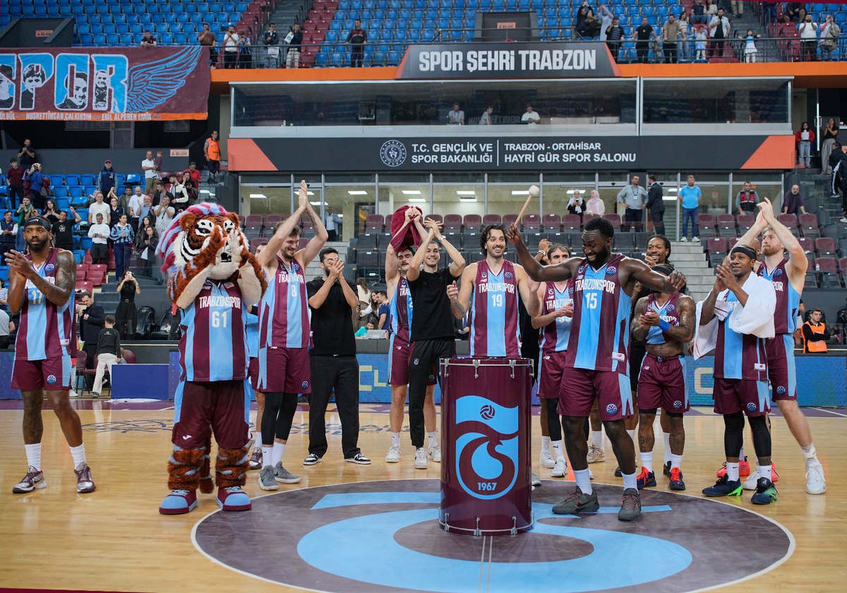 Trabzonspor, Sabah BC'yi 100-83 yenerek Basketbol Şampiyonlar Ligi'nde 2'de 2 yaptı