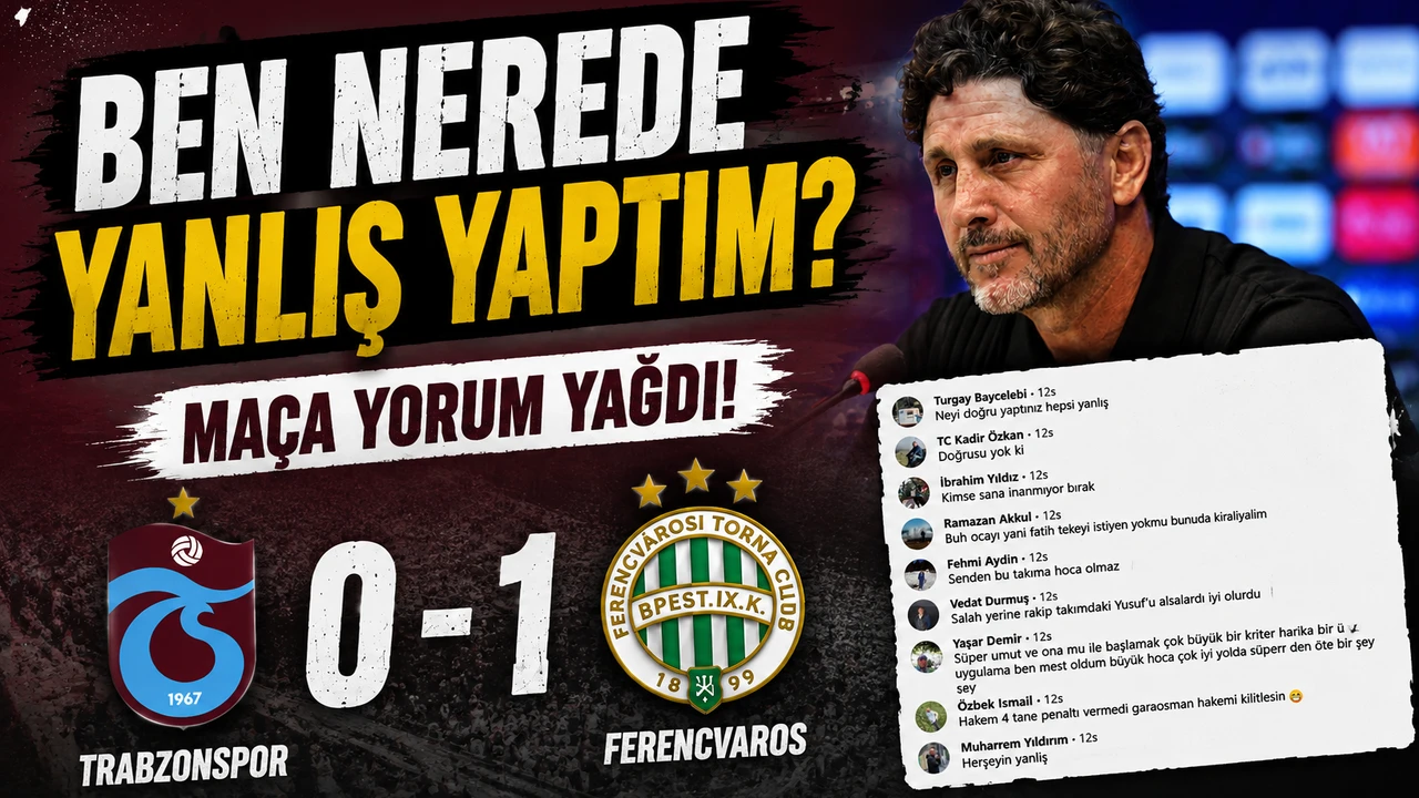 Trabzonspor'da Fatih Tekke Neyi Yanlış Yaptı? Sizden Gelen Yorumlar...