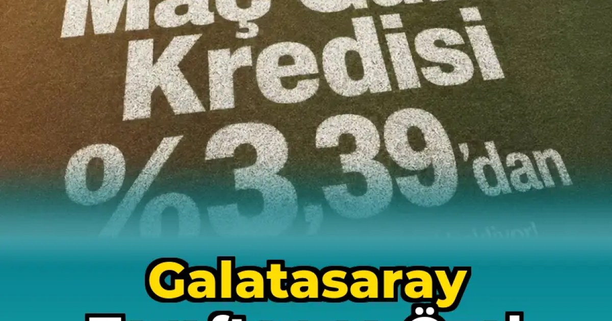 Galatasaray Taraftarına Özel İhtiyaç Kredisi Fırsatı!