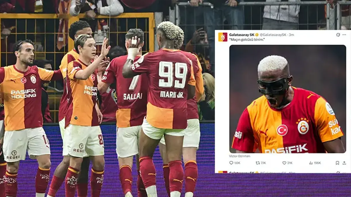 Galatasaray'dan maç sonu art arda göndermeli paylaşımlar! 'Klasikleşen galibiyet'