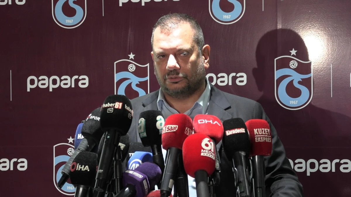 Ertuğrul Doğan: Trabzonspor maçlarında arkadaşların gözlerine bir şey oluyor