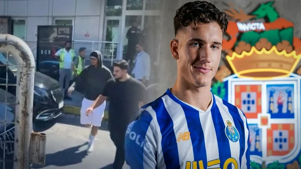 Deniz Gül'ü karşılamaya giden Galatasaray taraftarı Leroy Sane ile karşılaştı