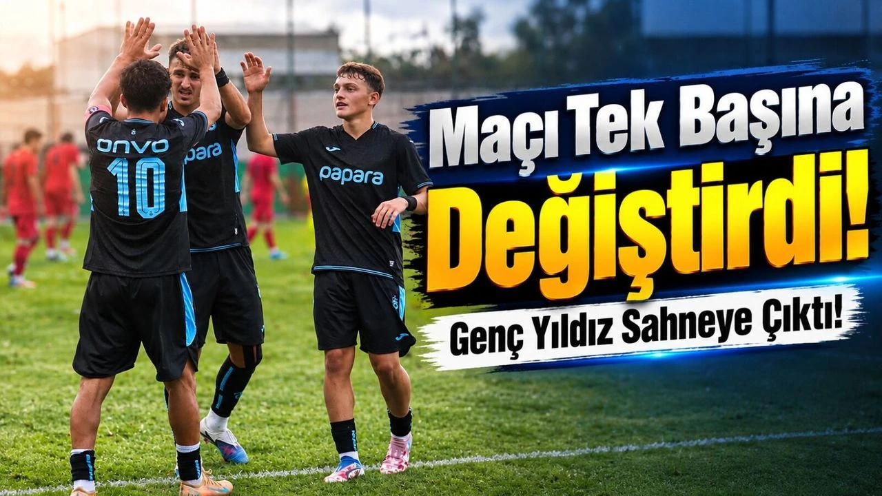 Trabzonspor U19’da Oğuzhan Ertem şov: 3 dakikada 2 gol