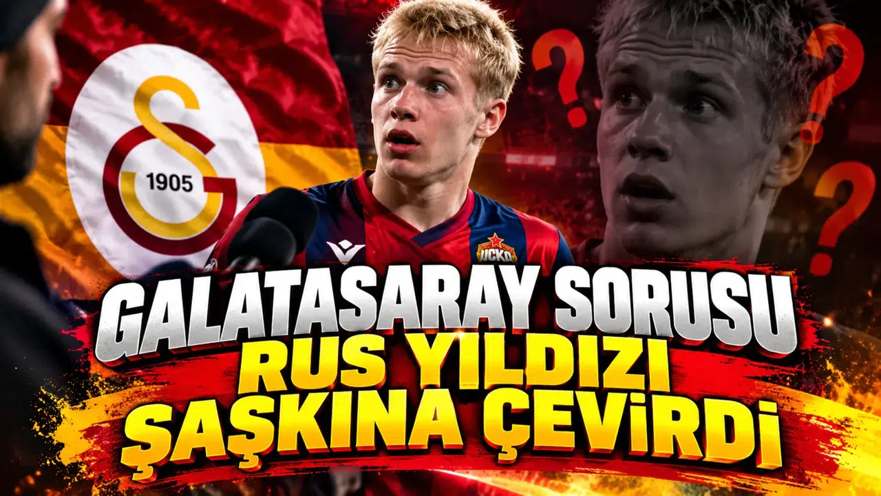 Galatasaray sorusu Rus yıldızı şaşkına çevirdi