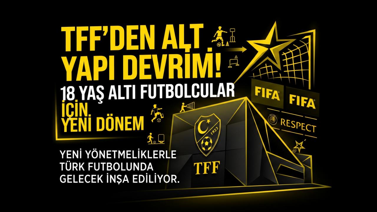 TFF'den Alt Yapı Devrimi: 18 Yaş Altı Futbolcular İçin Yeni Dönem