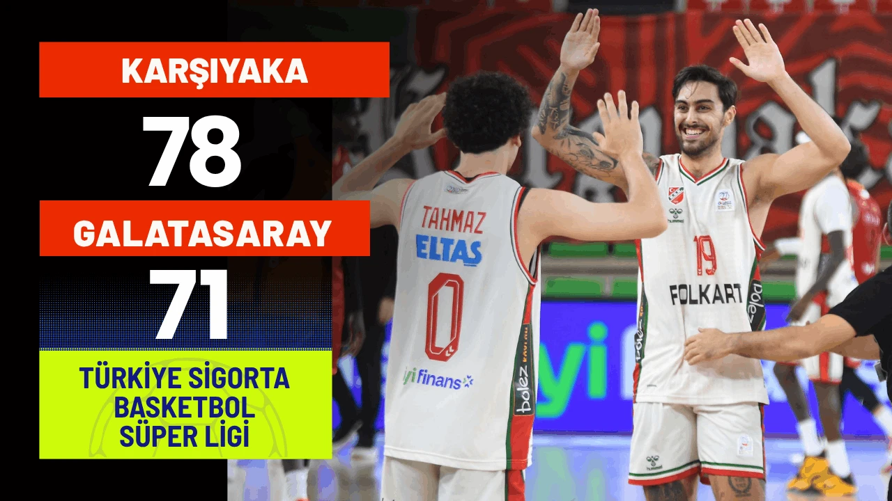 Karşıyaka: 78 – Galatasaray Mct Technic: 71