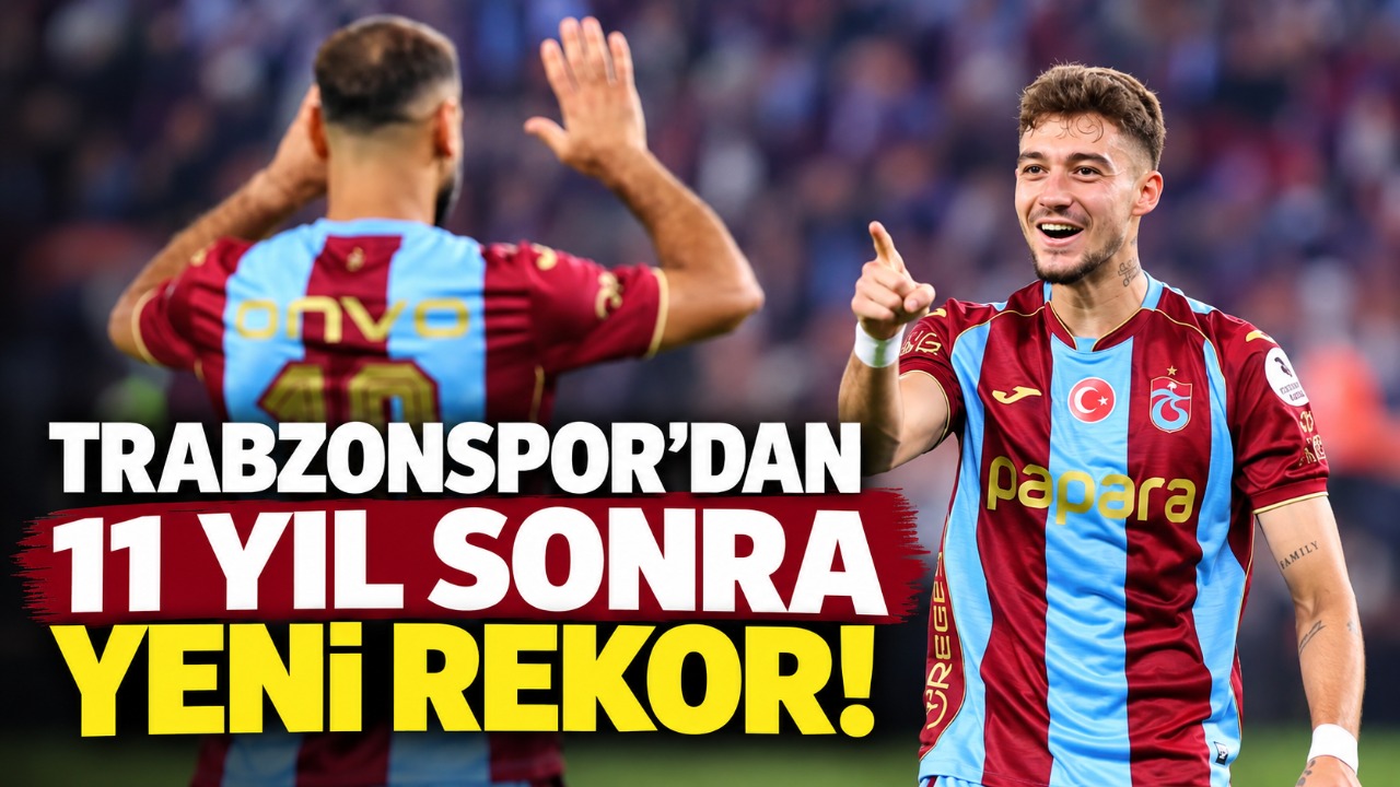 Trabzonspor dan 11 yıl sonra yeni rekor!