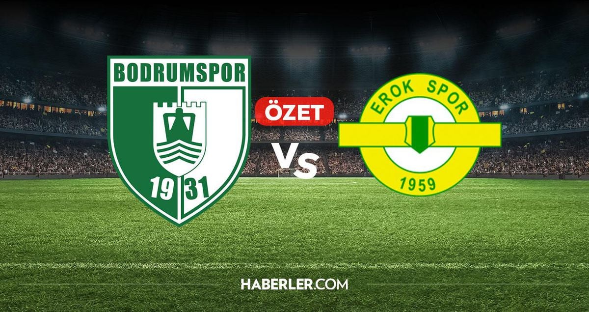 Bodrumspor Esenler Erokspor maç özeti ve golleri! (ÖZET) Bodrumspor Esenler Erokspor kaç kaç bitti, golleri kim attı?