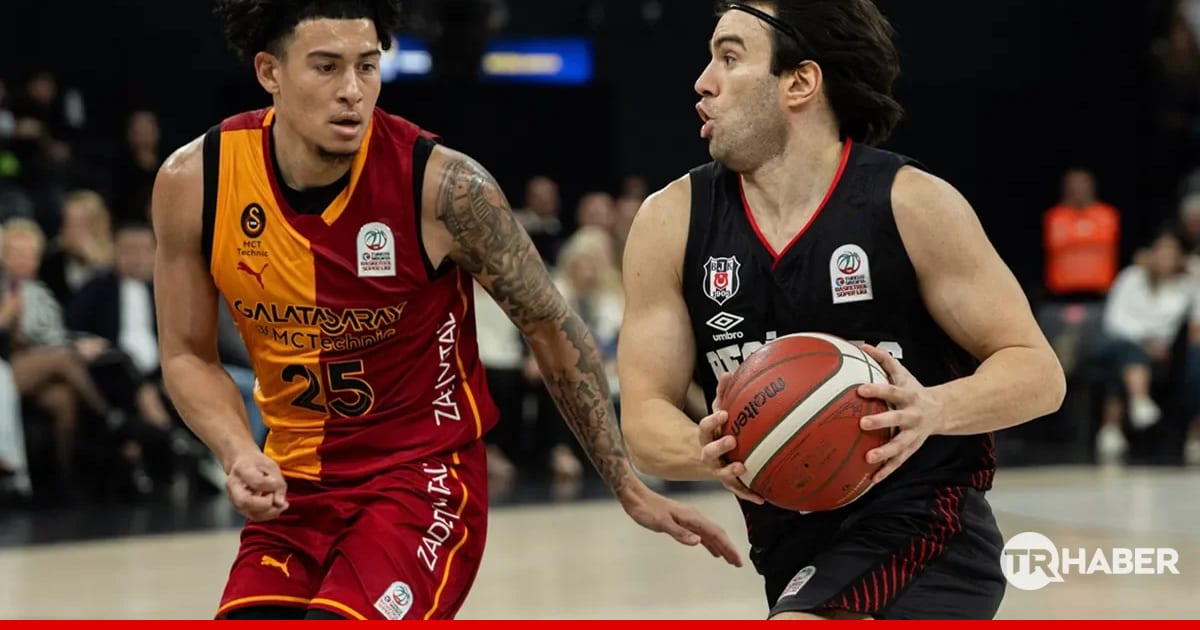 Basketbolda nefes kesen derbinin galibi Beşiktaş: Galatasaray MCT Technic'i 83-80 mağlup etti