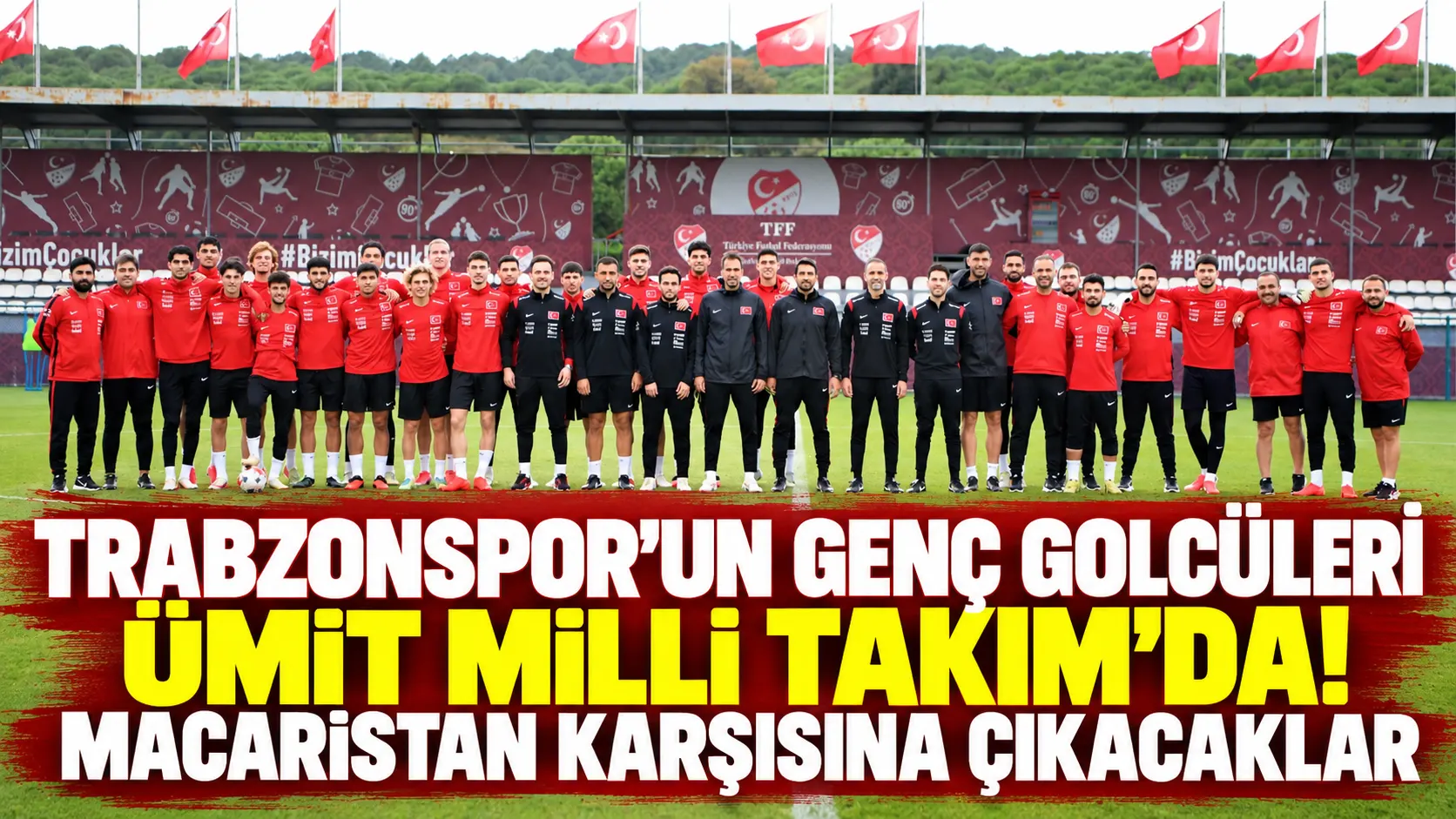 Trabzonspor’un genç golcüleri Ümit Milli Takım’da! Macaristan karşısına çıkacaklar