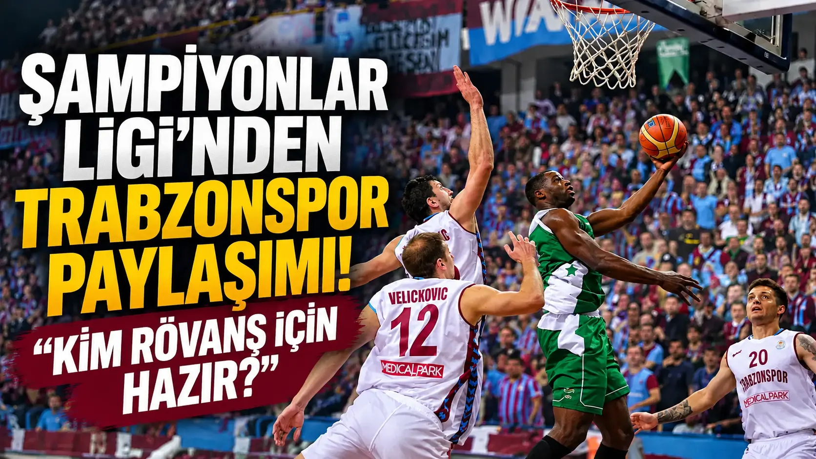 Şampiyonlar Ligi’nden Trabzonspor paylaşımı! “Kim rövanş için hazır?”