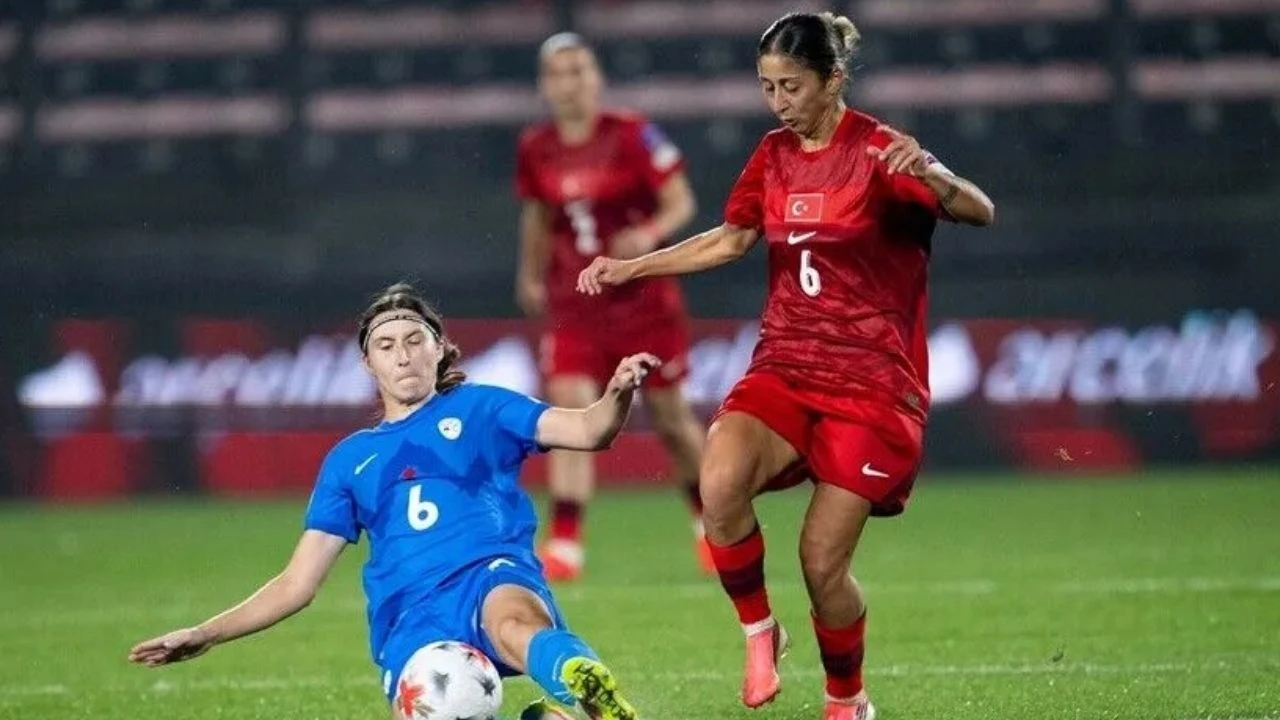A Milli Kadın Futbol Takımı, Slovenya ile berabere kaldı
