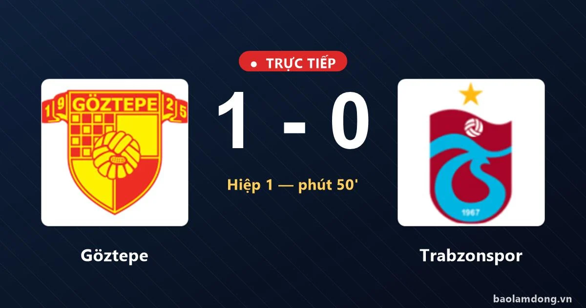 CANLI Göztepe-Trabzonspor: İkinci yarı başlıyor, Göztepe 1-0 öne geçiyor