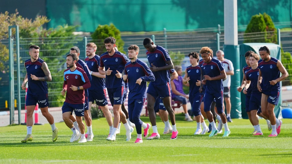 Trabzonspor, KuPS Kuopio maçının hazırlıklarını sürdürdü