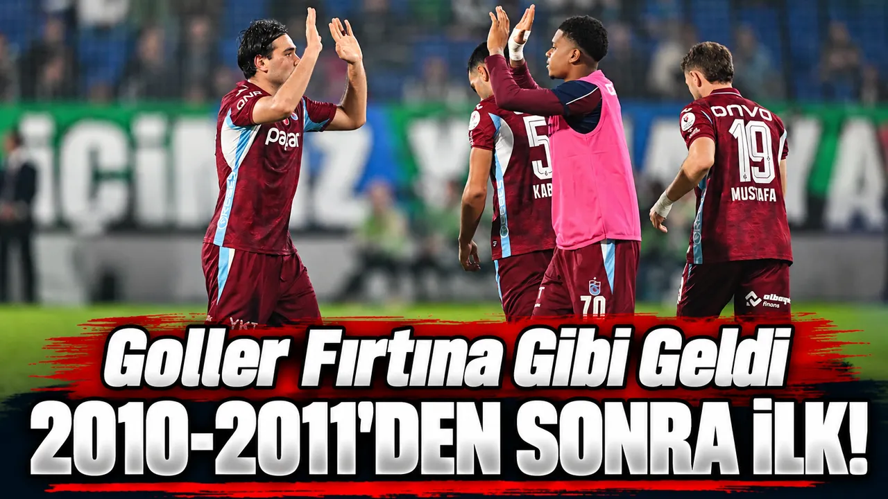 Bordo-Mavililerde 16 Sezonluk İstatistik Değişti! Trabzonspor Zirveye Yaklaştı