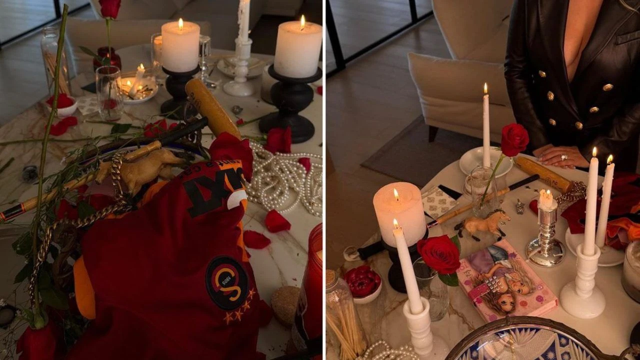 Wanda Nara Galatasaray'a büyü yaptı: İşte o anlar