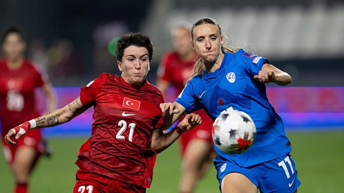 A Milli Kadın Futbol Takımı, Slovenya’ya mağlup oldu