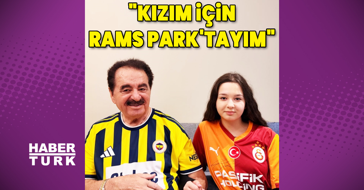 İbrahim Tatlıses ve kızı Elif Ada, Galatasaray-Fenerbahçe derbisinde