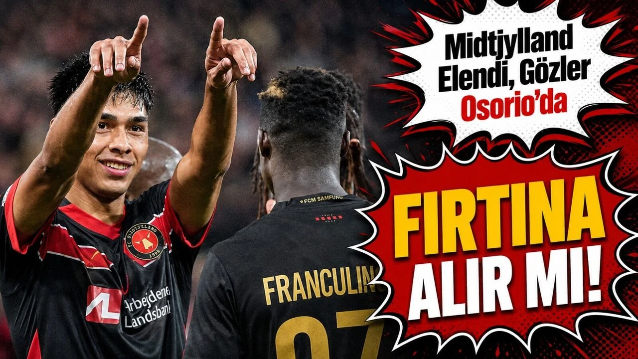 Midtjylland Avrupa Ligi’nden Elendi, Trabzonspor’un Dario Osorio Transferinde Eli Güçlendi