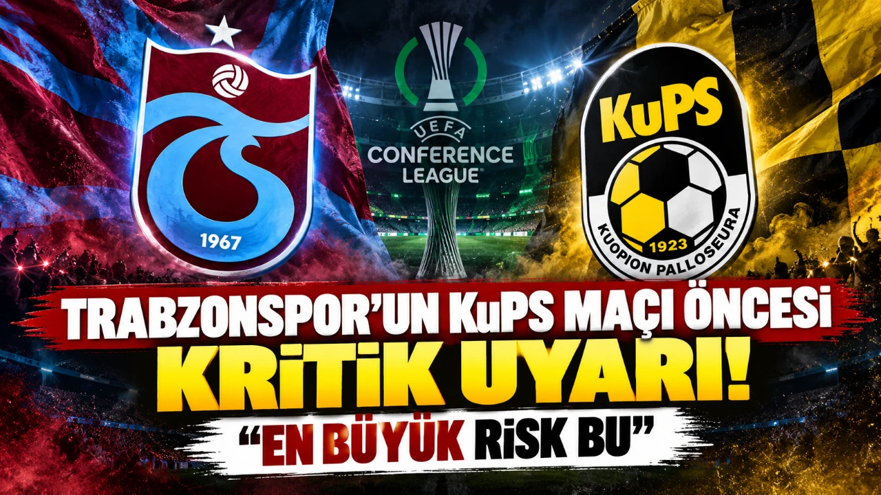 Trabzonspor'un KuPS maçı öncesi kritik uyarı! "En büyük risk bu"