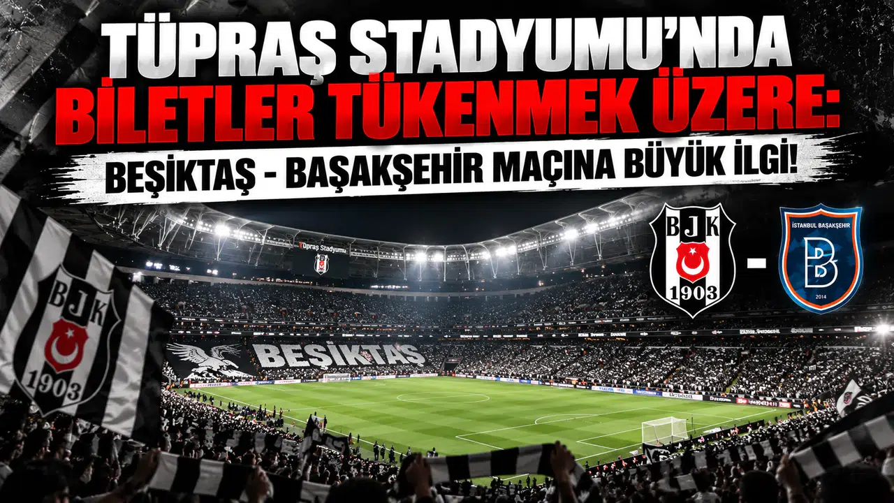 Beşiktaş - Başakşehir Maçı Öncesi Tribünlerde Son Durum!