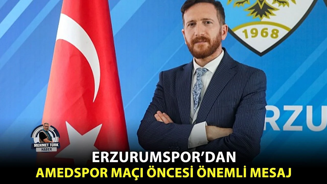 Erzurumspor’dan Amedspor maçı öncesi önemli mesaj