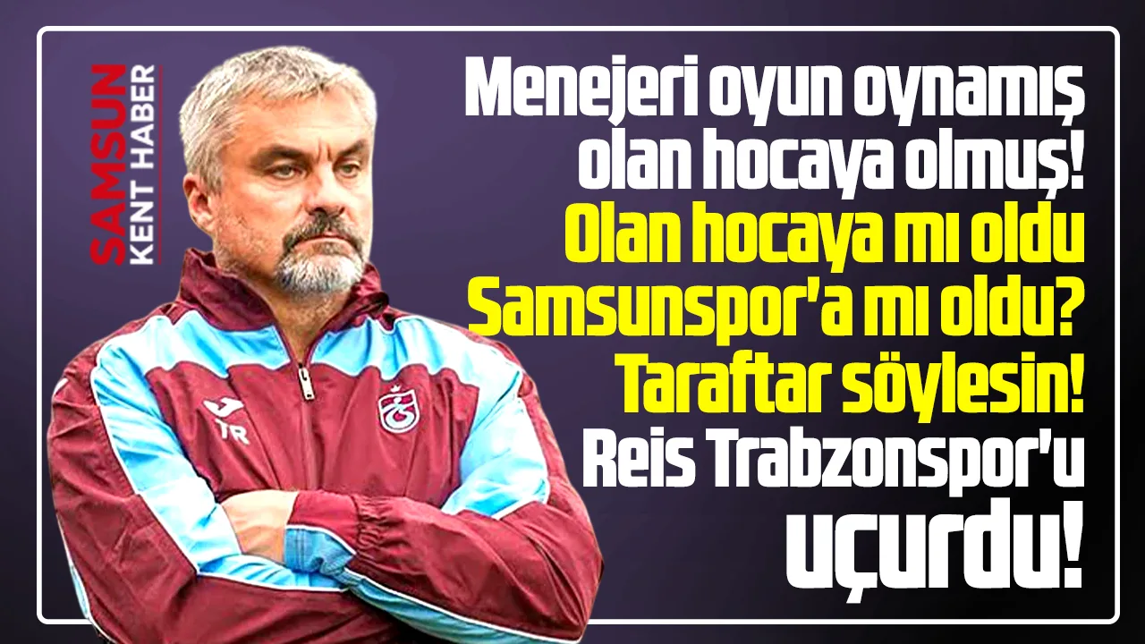 Samsunspor'un gönderdiği Thomas Reis Trabzonspor'u uçurdu!
