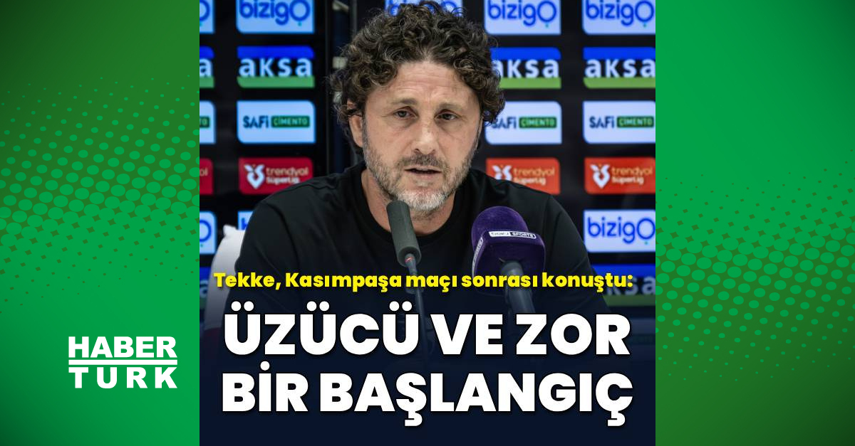 Fatih Tekke: Üzücü ve zor bir başlangıç - Trabzonspor Haberler - HT Spor