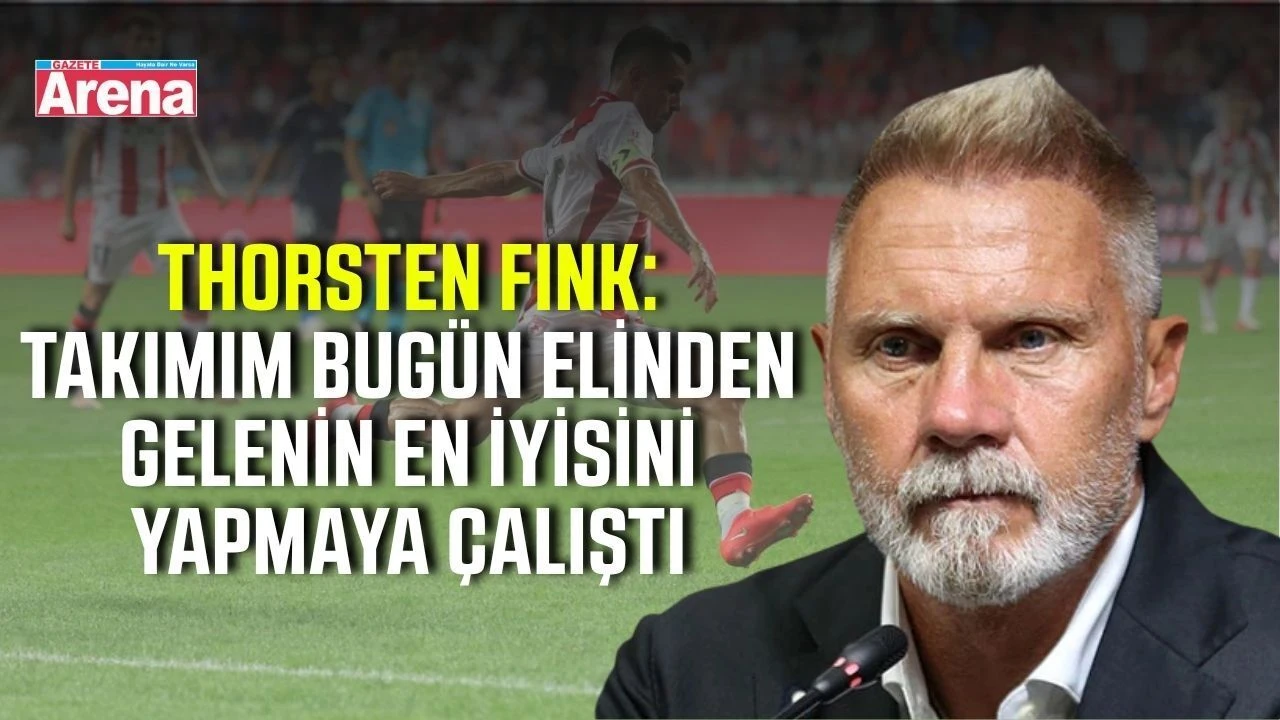 Samsunspor Teknik Direktörü Fink’ten Fenerbahçe maçı sonrası açıklama