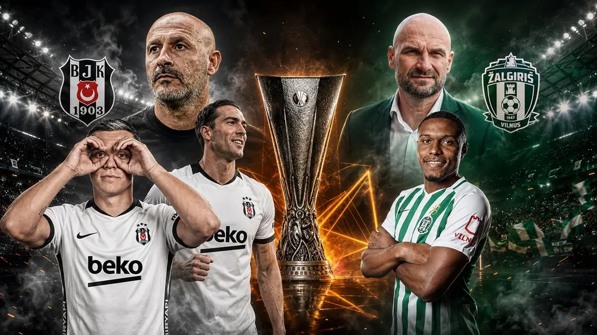 Beşiktaş-Kauno Zalgiris maç kadrosu ve muhtemel ilk 11'ler! UEFA Avrupa Ligi...