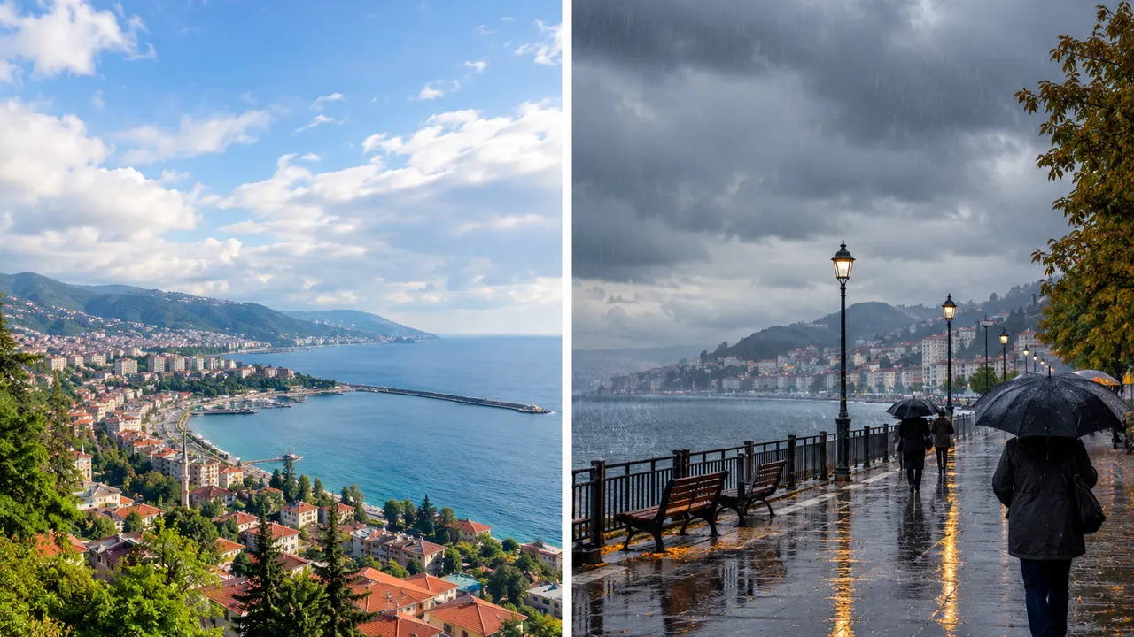 Trabzon’da Hava Değişiyor: Yağış Geliyor