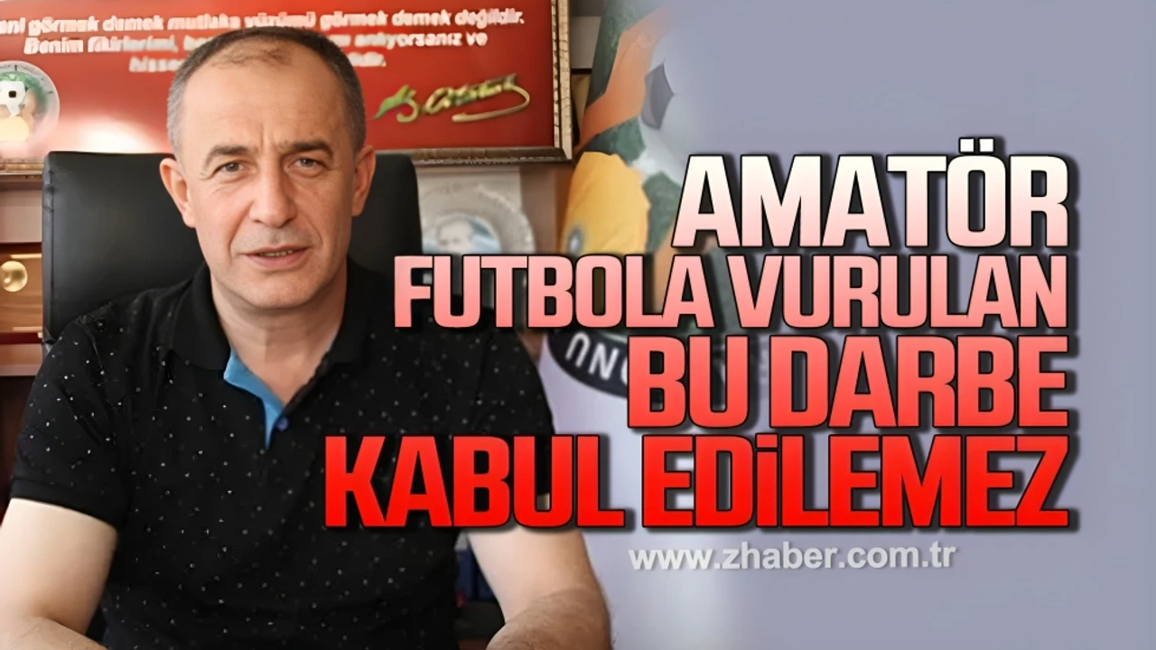 Kemal Demir'den tepki! "Amatör futbola vurulan bu darbe kabul edilemez"
