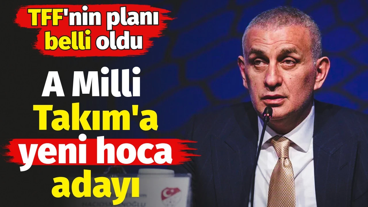 A Milli Takım'a yeni hoca adayı. TFF'nin planı belli oldu