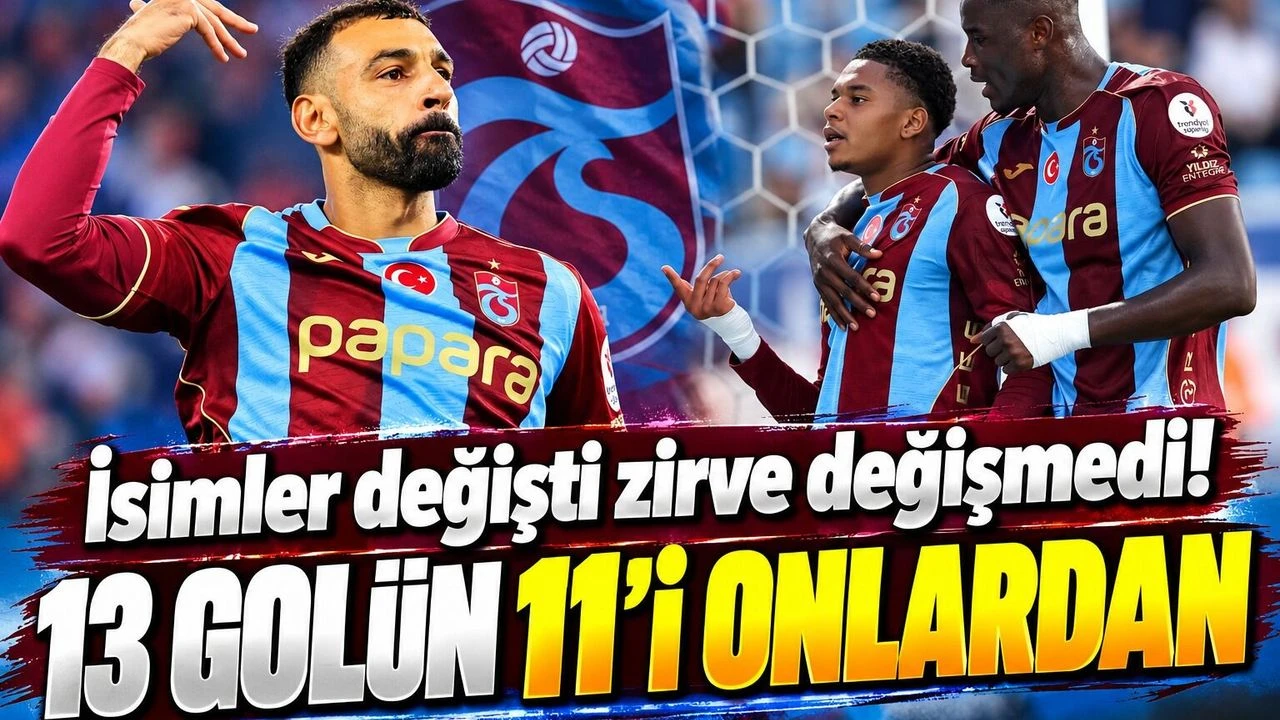 Trabzonspor'da isimler değişti zirve değişmedi: Yeni üçlü lige damga vurdu