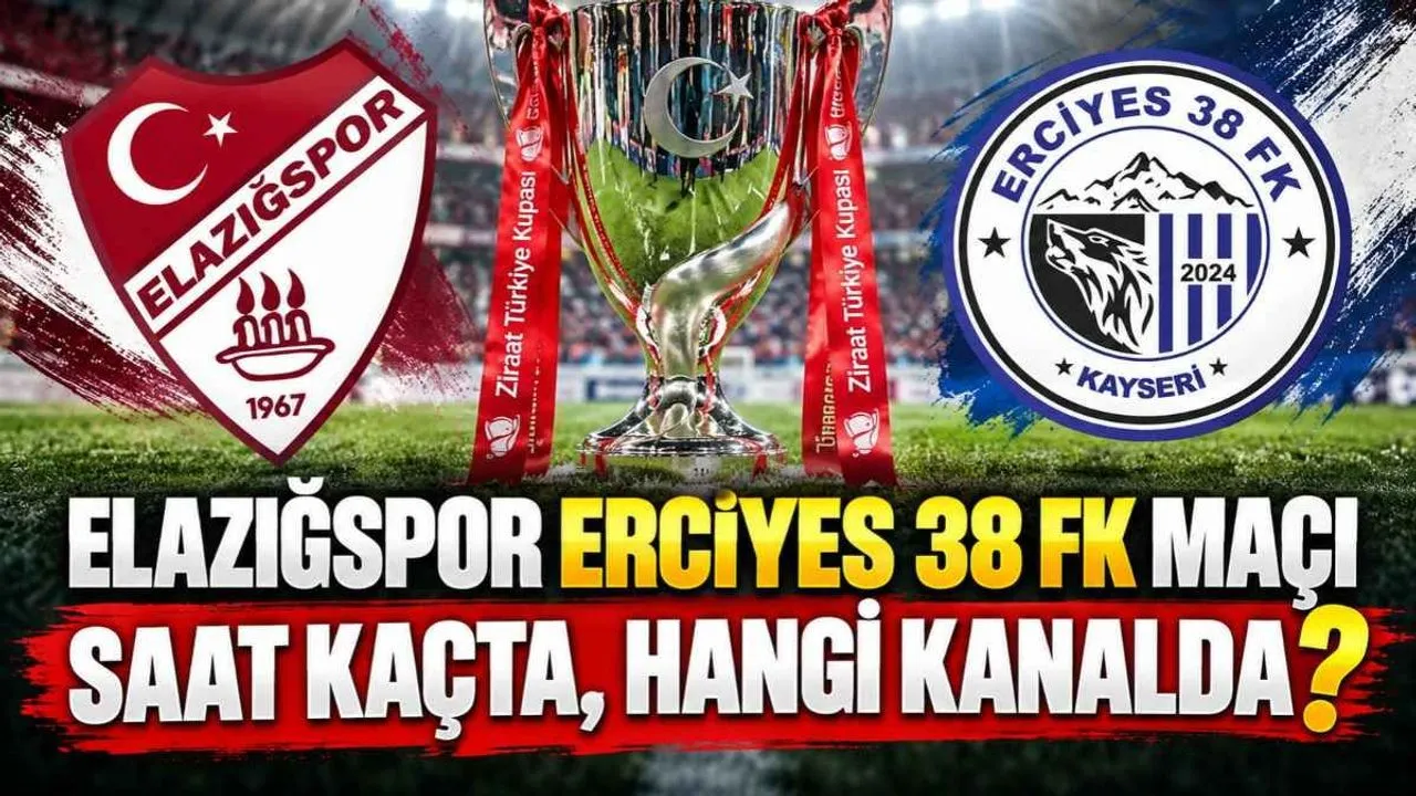 Elazığspor Erciyes 38 FK maçı saat kaçta, hangi kanalda?