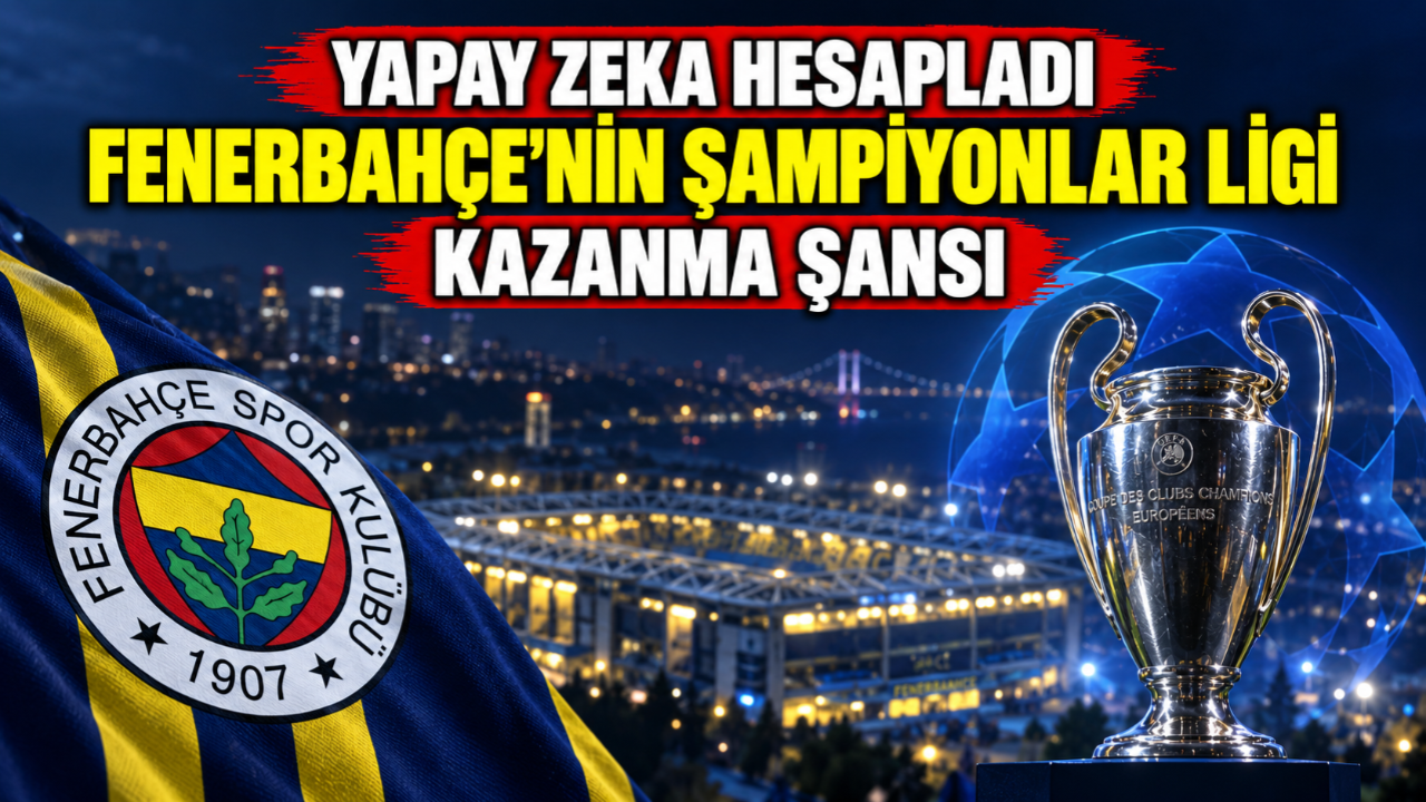 Yapay zeka hesapladı: Fenerbahçe’nin şampiyonlar Ligi kazanma şansı