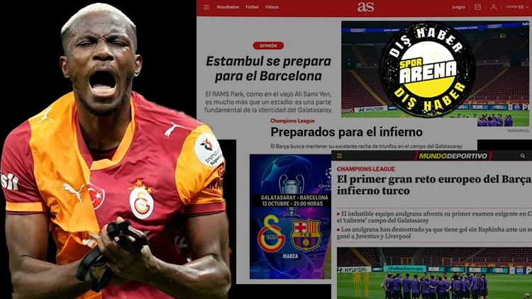 Barcelona maçı öncesi İspanya'da gündem Galatasaray! 'Cehenneme hazır mısınız? Barça'nın ilk büyük Avrupa mücadelesi'