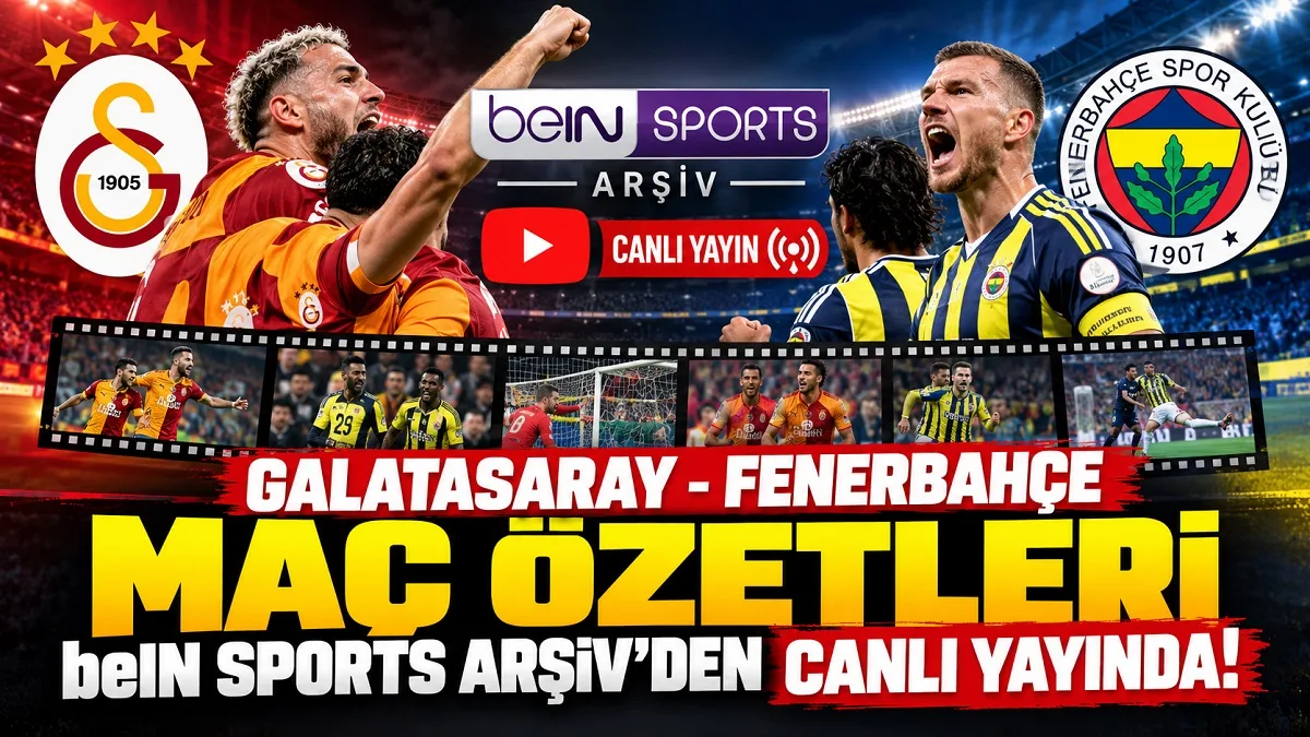 Galatasaray Fenerbahçe Derbisi Öncesi Geçmiş Maçlar Canlı Yayında İzle!