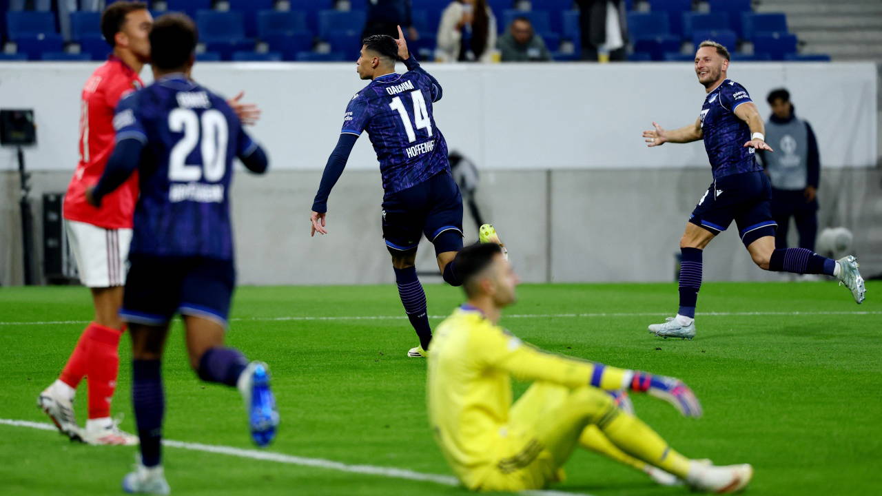 Lyon'u deviren Hoffenheim Avrupa Ligi'nde siftah yaptı!