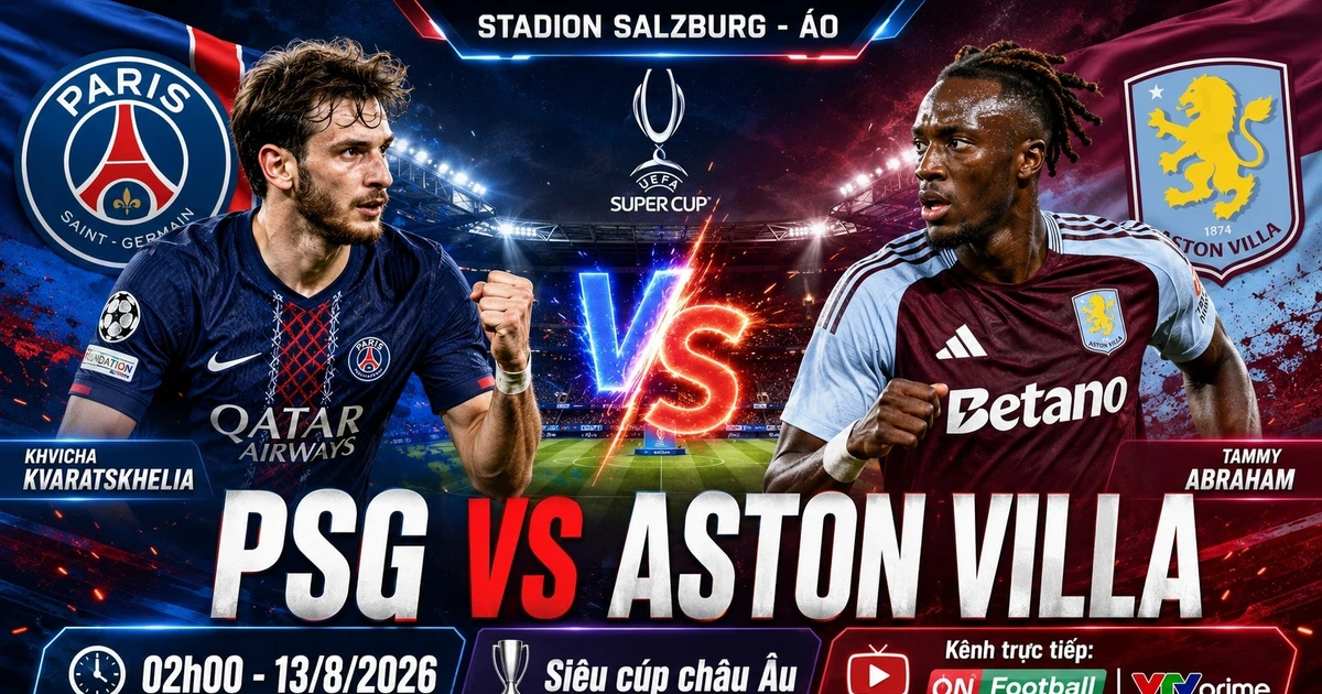 PSG - Aston Villa, 13 Ağustos, Saat 02:00: UEFA Süper Kupası canlı yayın ve analiz.