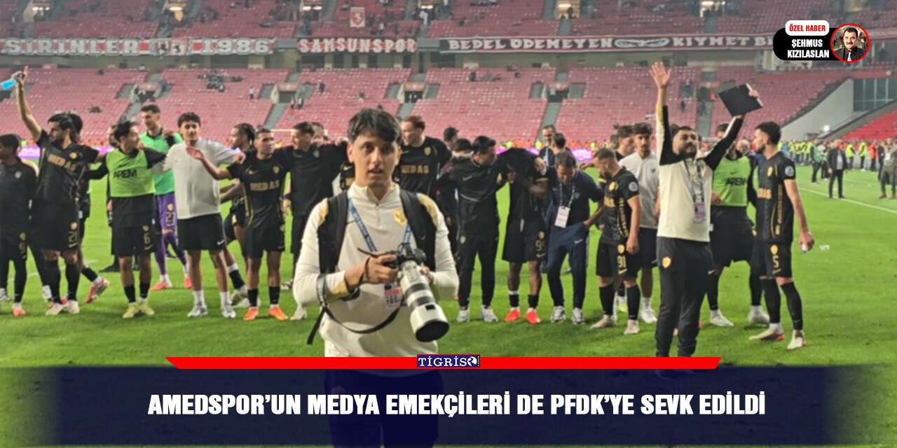 Amedspor’un medya emekçileri de PFDK’ye sevk edildi