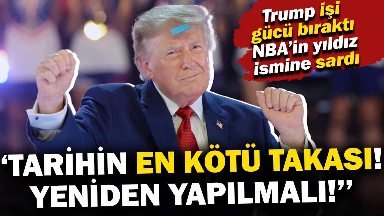 Trump NBA'in yıldız ismine sardı: 'Tarihin en kötü takası, yeniden yapılmalı'