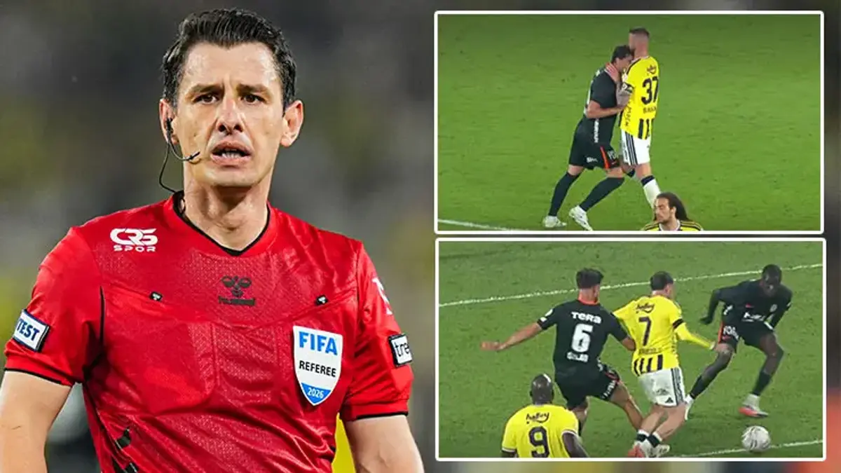 Fenerbahçe - Beşiktaş derbisinin çok konuşulan pozisyonlarına Trio noktayı koydu: 'Direkt kırmızı kart, penaltı!'