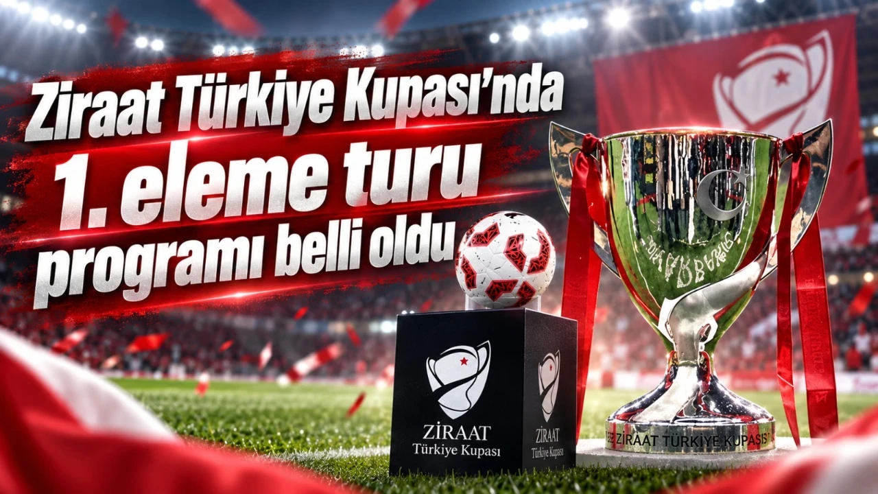 Ziraat Türkiye Kupası’nda 1. eleme turu programı belli oldu