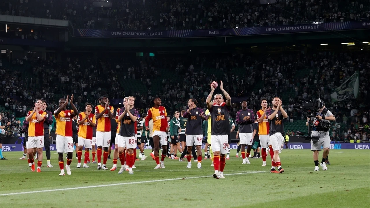 Galatasaray, Sporting deplasmanında 3-1 mağlup oldu