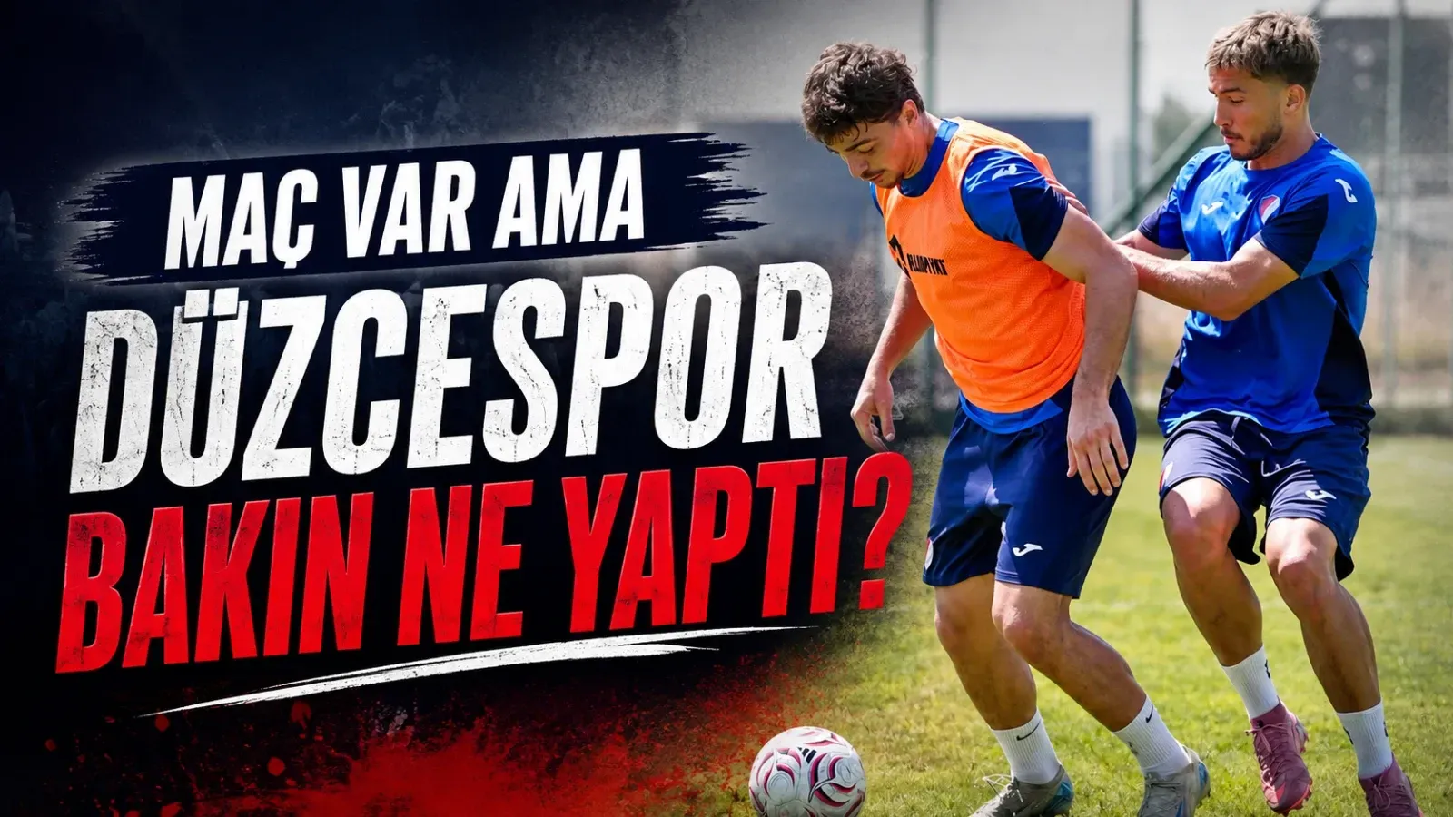 Maç var ama Düzcespor bakın ne yaptı?